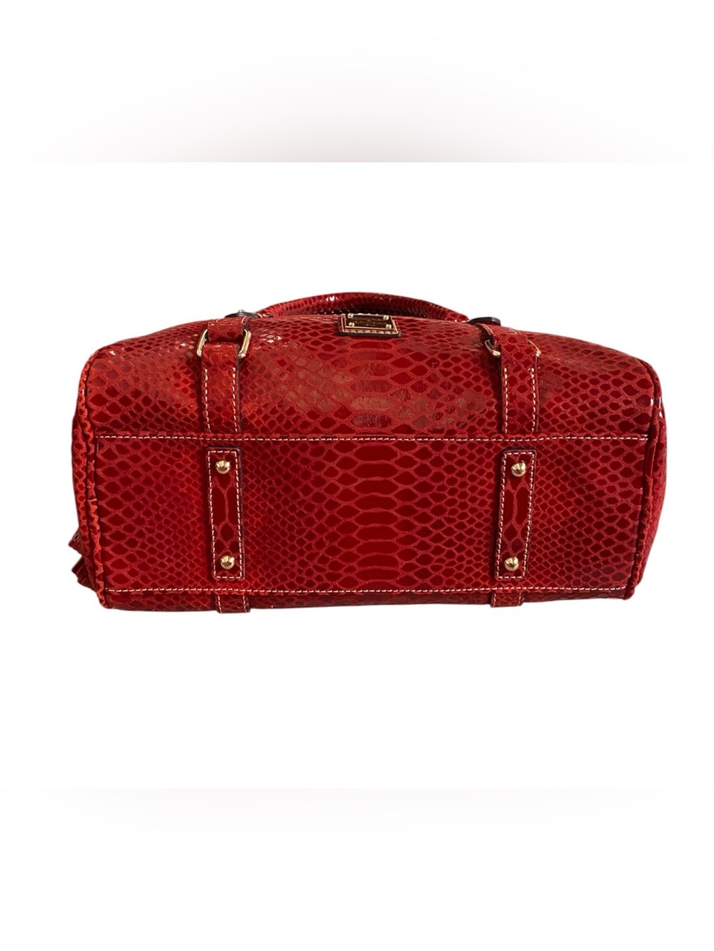 Dooney and Bourke Exclusive embossed leather satchel - Picture 5 of 11